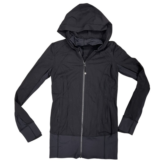 Lululemon Womens 6 Black Daily Practice Jacket EUC‎ - Picture 1 of 7